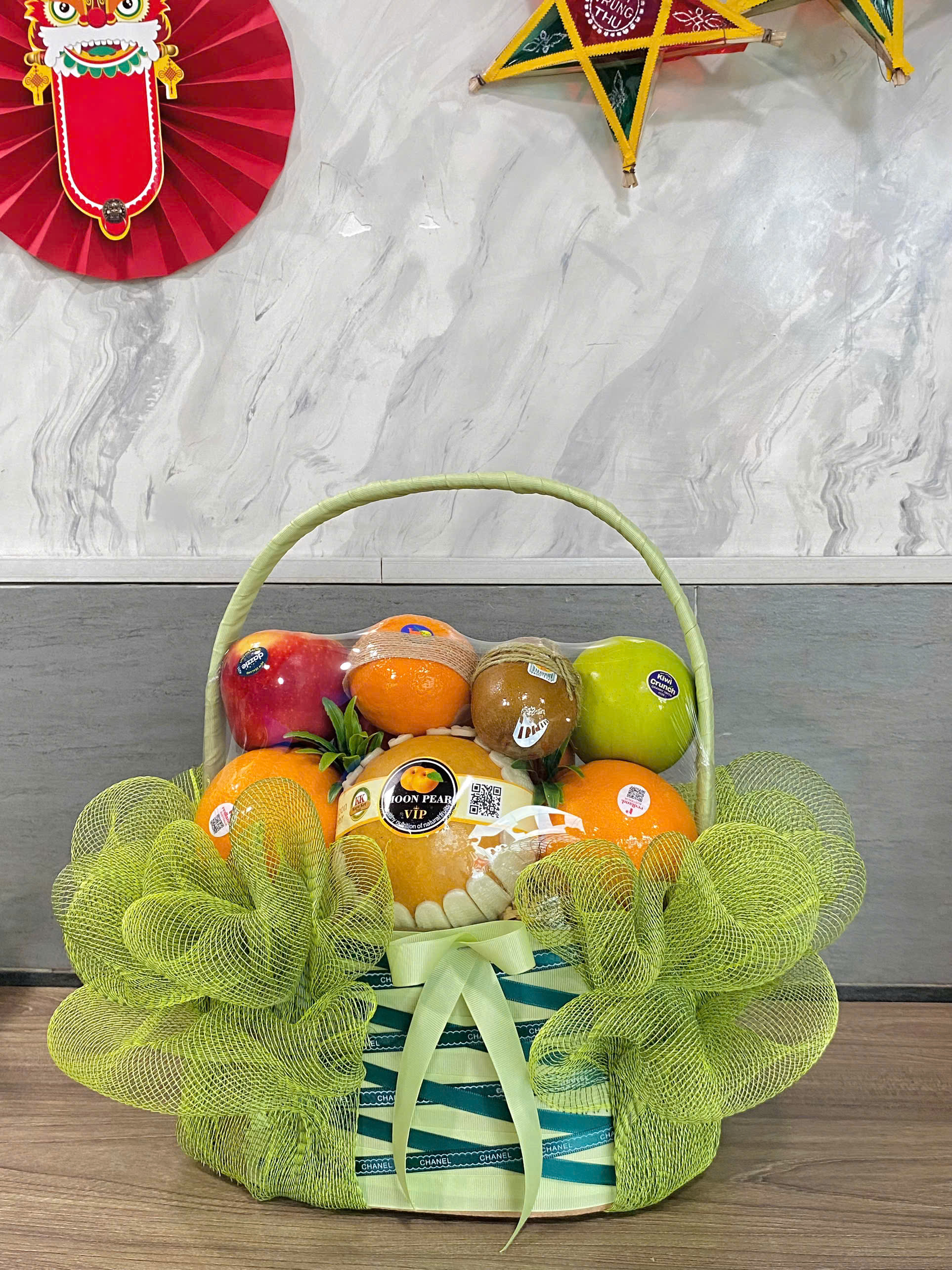 Giỏ Xanh Nơ (Cái)