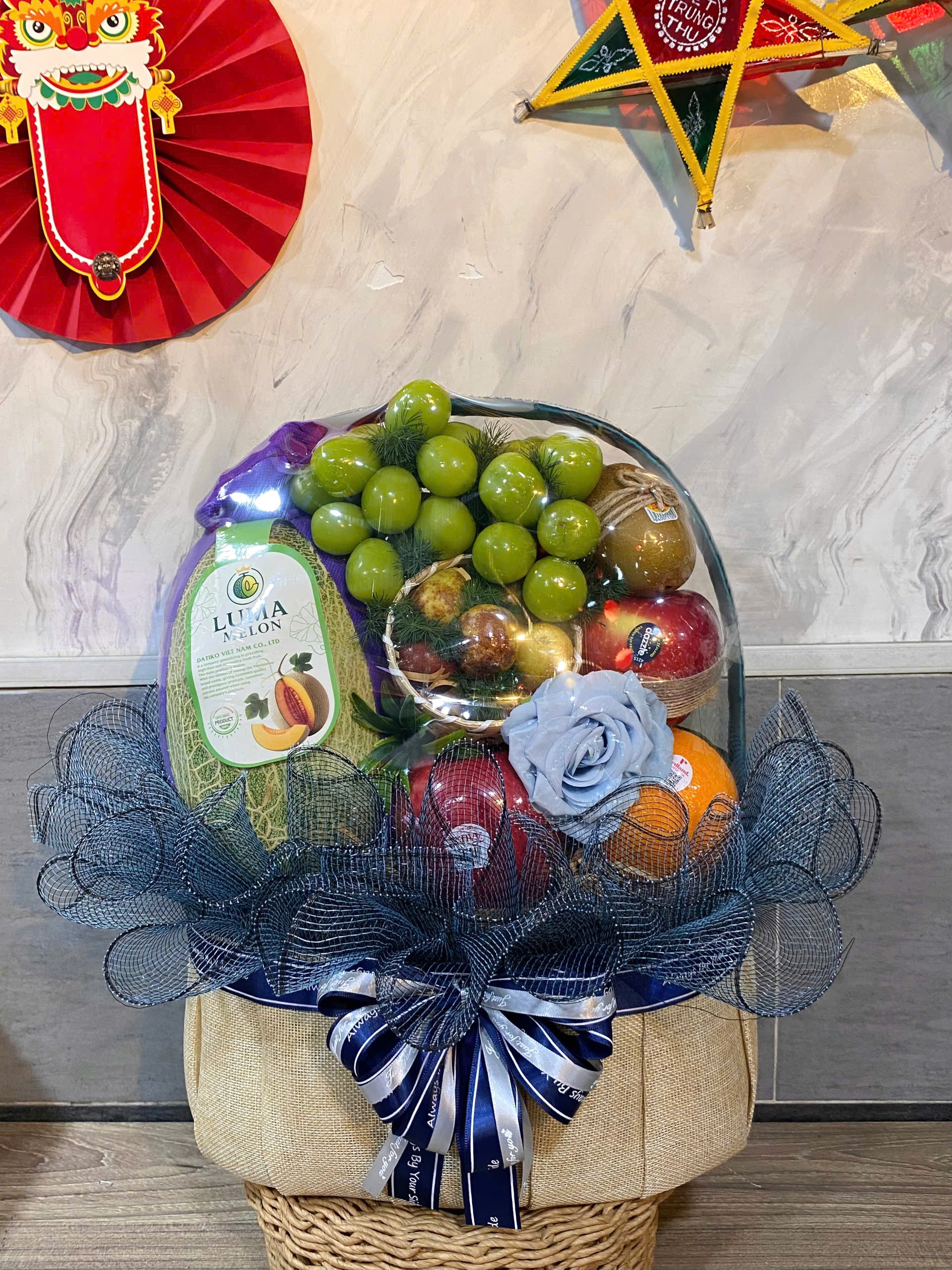 Giỏ Xanh Nâu (Cái)