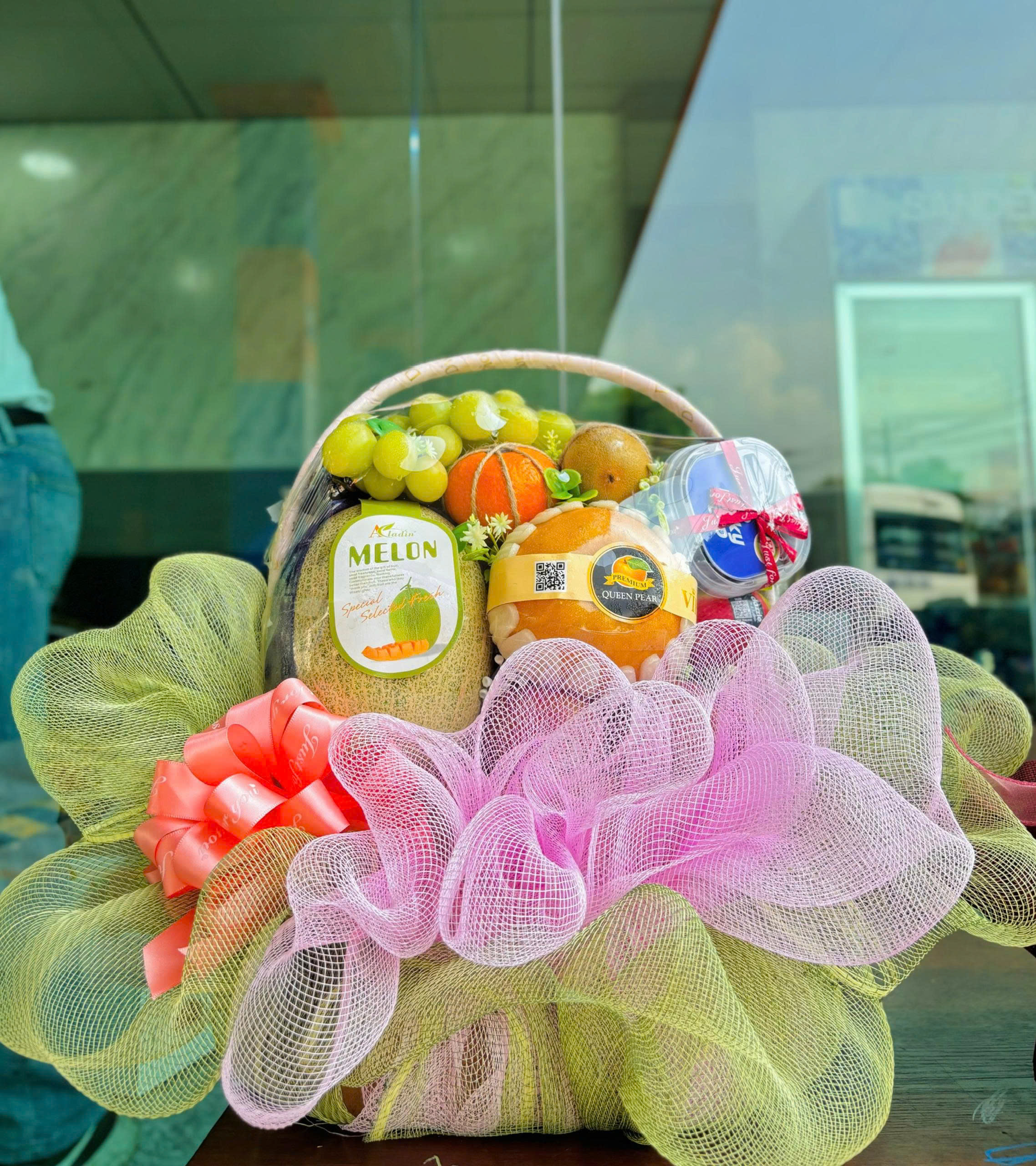 Giỏ Hồng Xanh (Cái)