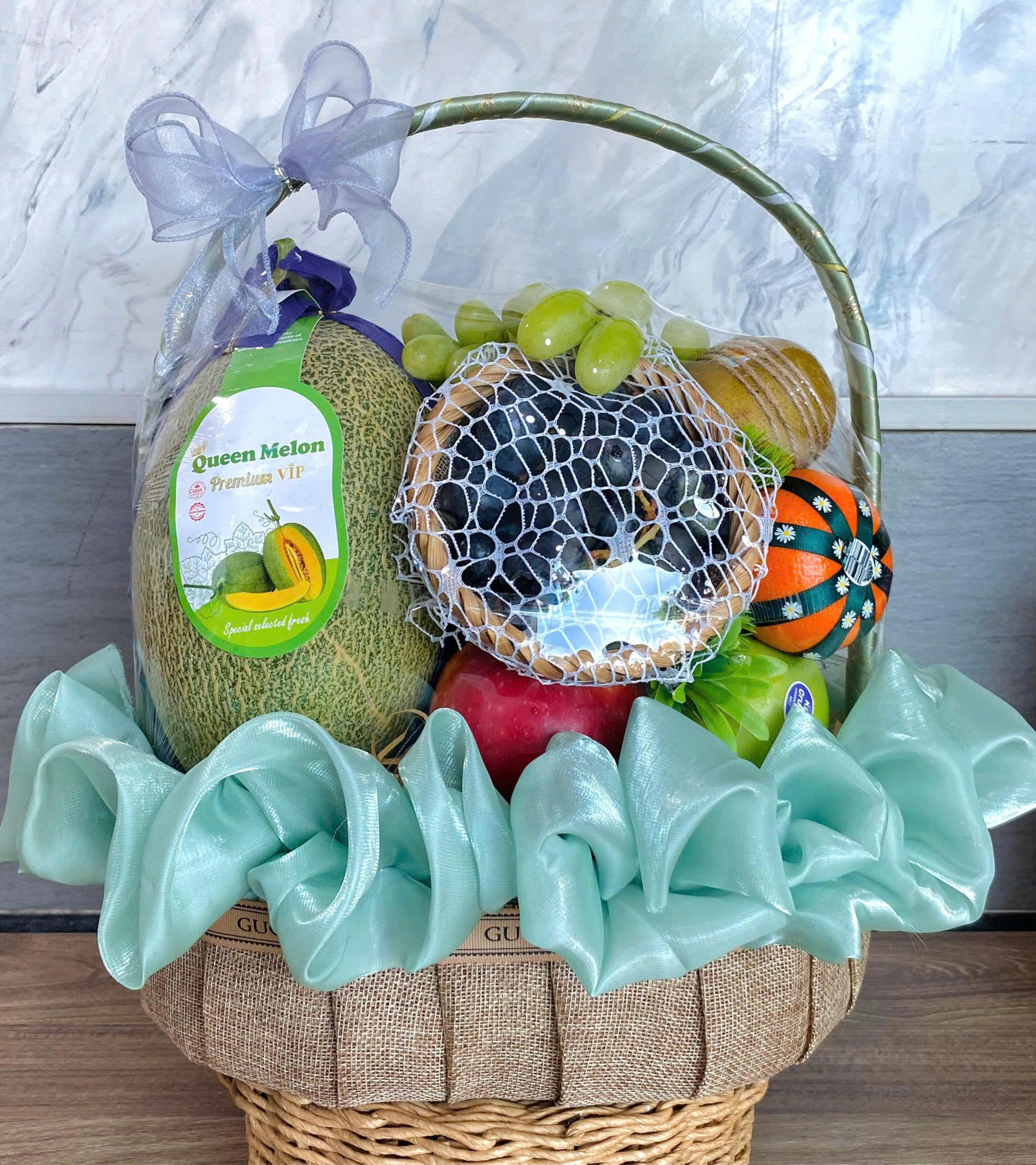 Giỏ Xanh Nâu (Cái)