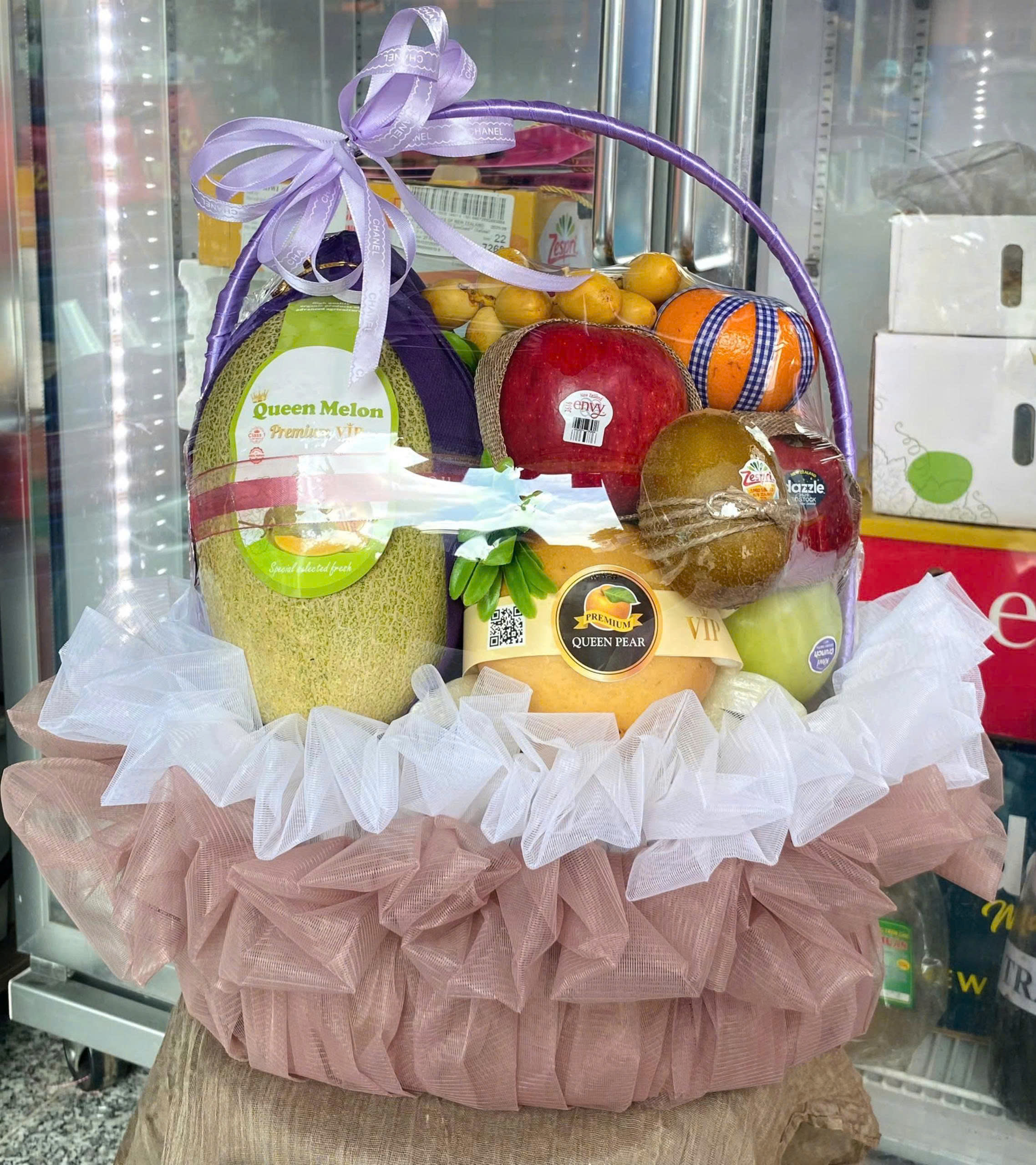 Giỏ Hồng Trắng (Cái)